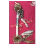 Contemporary Native American jungle stick-24'long