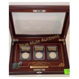 Silver 100th Anniversary Morgan Dollars-1921-D & S