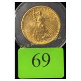 Gold 1908 Twenty Dollar Coin