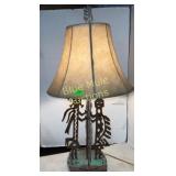 Iron table lamp-34'tall