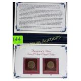 1857 & 1858 small one cent coins