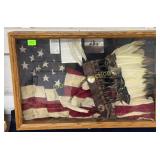 First American Collection in shadow box headdress