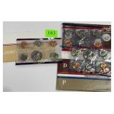 1984, 85, 86 coin sets
