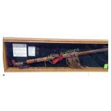 Peace Pipe II Collection in shadow box-33x10