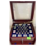 100yrs Lincoln Coins in locking case