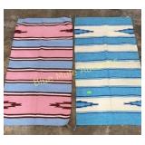 2 wool rugs 58x28