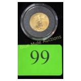 Gold 2016 Five Dollar Coin 1/10oz