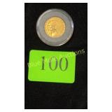 Gold 1928 2.50 Dollar Coin