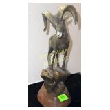 Bronze Desert Bighorn Cliff Dweller by Kevin