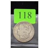 Silver 1891-O Morgan Dollar