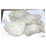 4 rabbit furs