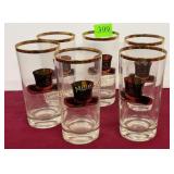 1972 Farmers Insurance advertising 6 glasses-Sun