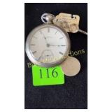 1872 Illinois keywind  coin pocket Watch 5275-