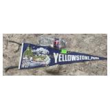Yellowstone Park pendant & stone pedestal