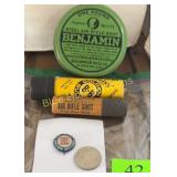 Daisy BB, steel air rifle tin, Winchester