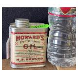 Vintage Howard's Perfection oil can-empty-hand