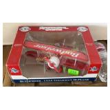 In box Budweiser 1932 Stearmam Bi-Plane die cast