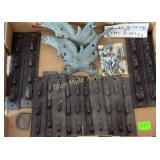 Iron bamboo fish rod holders