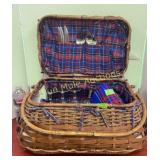 Picnic basket loaded-ready for picnic