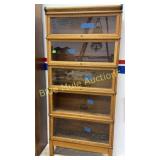 Antique oak 5 stack Golbe-Wernicke  bookcase-