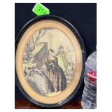 1847 Godey Fadhion Plate hand colored