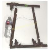 Tramp Art frame needs repaired 1 missing part