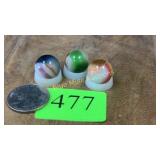 3 Helmet Patch marbles