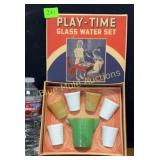 Vintage in box Akro Agate Play-Time Glass Water