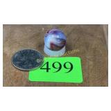 Slag glass marble