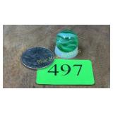 Slag glass marble