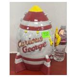 Curious George cookie jar