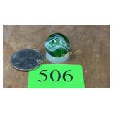 Slag glass marble
