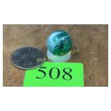 Slag glass marble