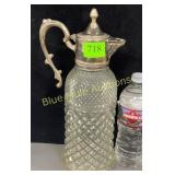 Cut glass decanter
