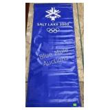 2002 SLC Olympic Banner dbl sided-69x28