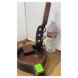 Antique wood / metal vegetable chopper