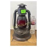 Deitz red globe lantern No.100
