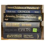6 hardback books