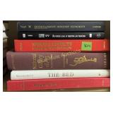 6 hardback books