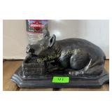 Pig w/corn statue