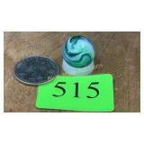 Slag glass marble