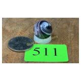 Slag glass marble