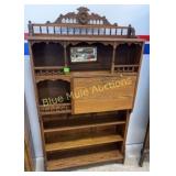 Antique oak Eastlake secretary-