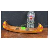 Chief wooden canoe