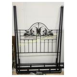 Contemporary Moon full size cantopy bed  w/rails &
