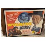 Vintage Wyoming movie poster-28x23