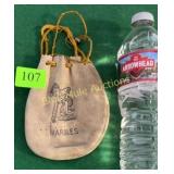 Vintage leather marble bag