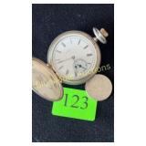 Sterling Elgin pocket watch not working