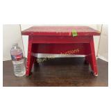 Red bench