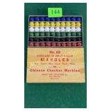 Vintage No, 65 marbles for Chinese Checkers in box